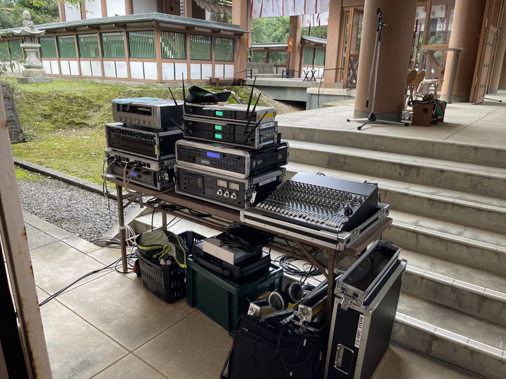 音響機材セッティング