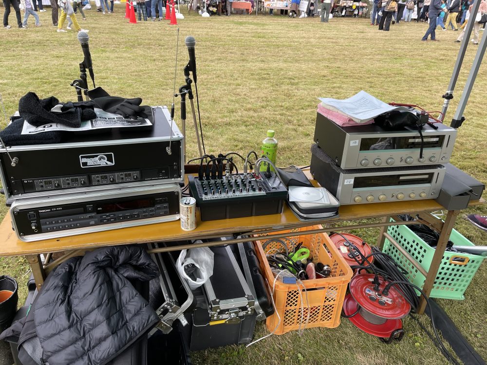 音響機材セッティング