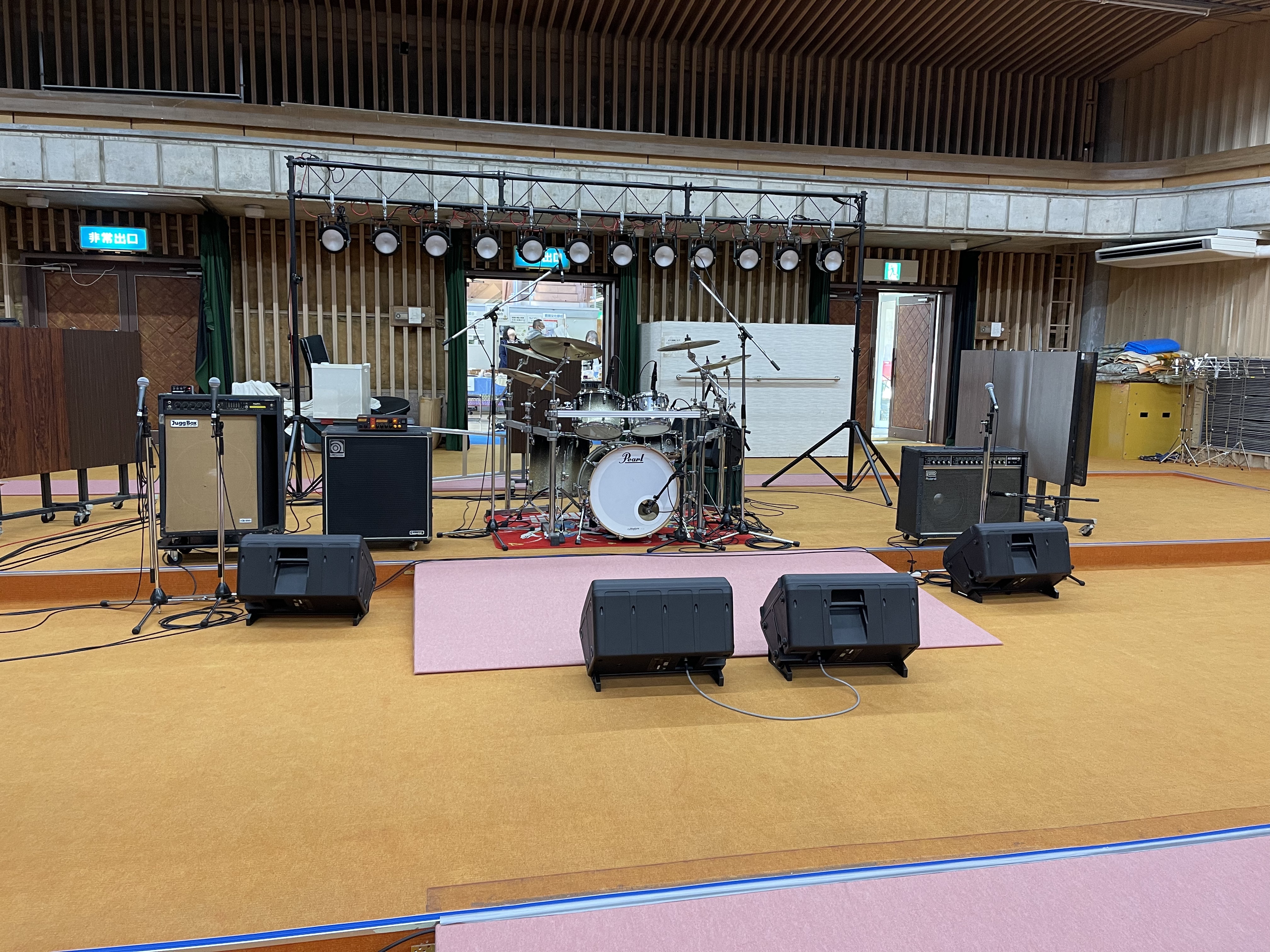 音響バンドセッティング