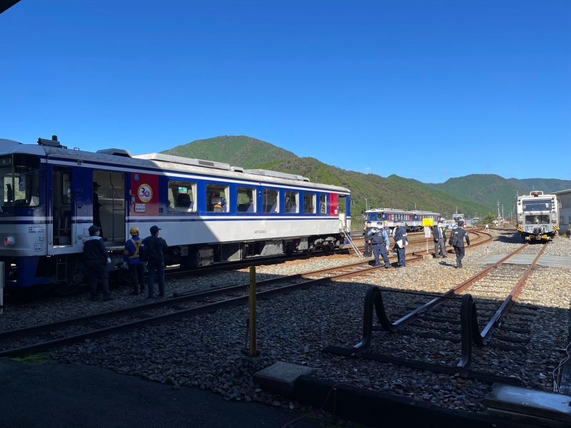 音響会場智頭急行訓練